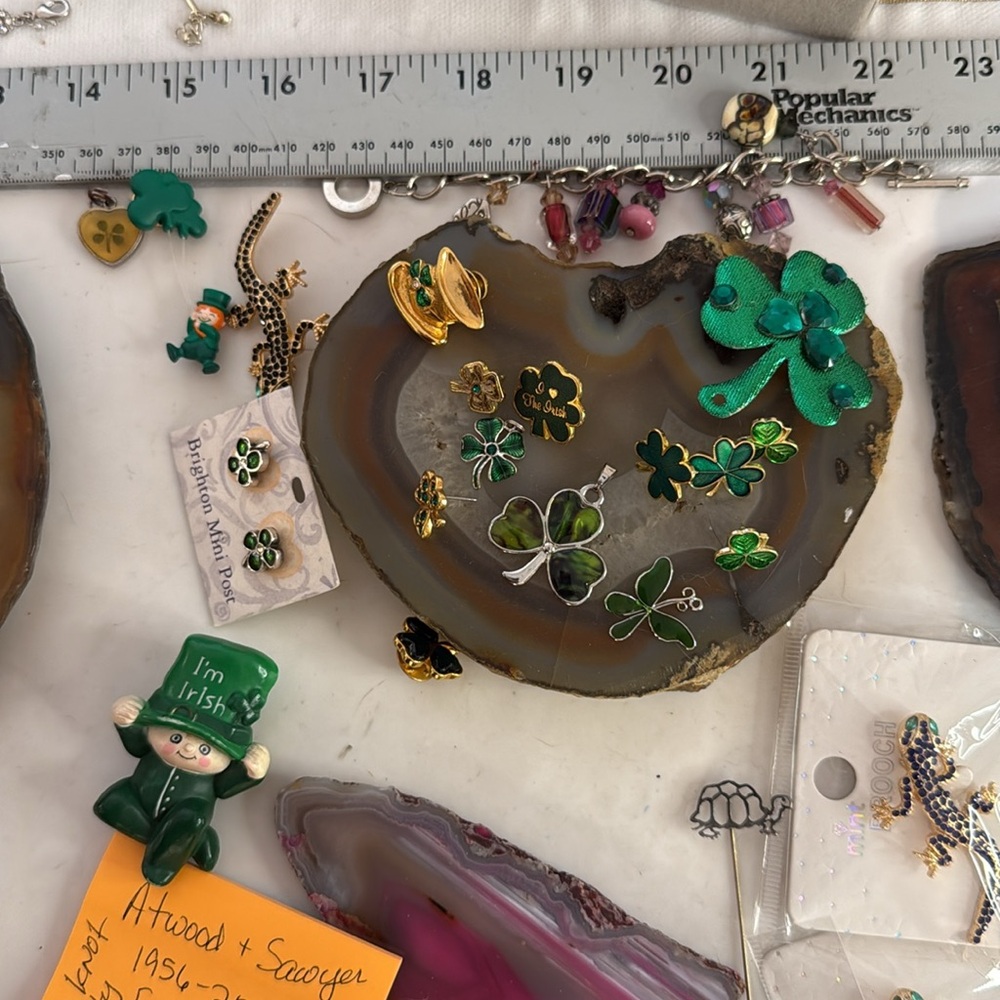 Choice $5 each St Patrick's Day Jewelry with Green & gold